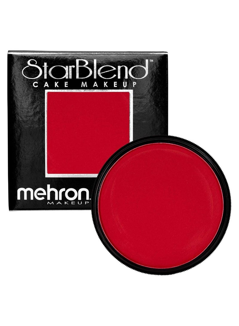 Starblend Face Makeup Pressed Powder Red