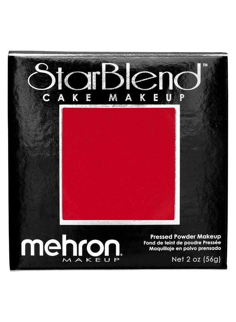 Starblend Face Makeup Pressed Powder Red