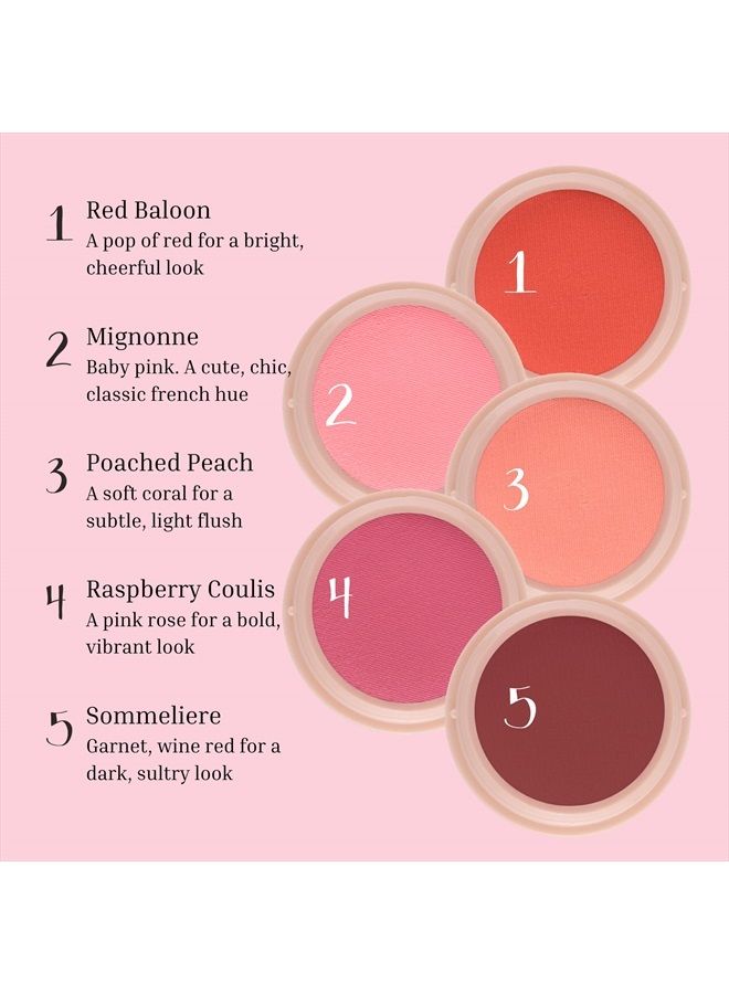 Gel Blush, Bright and Buildable Blush Makeup, Water-Based Gel Makeup Blush with Hydrating Oils for Dewy, Radiant Finish, Subtle Coral Cheek Tint, 03 Poached Peach, 0.71 oz