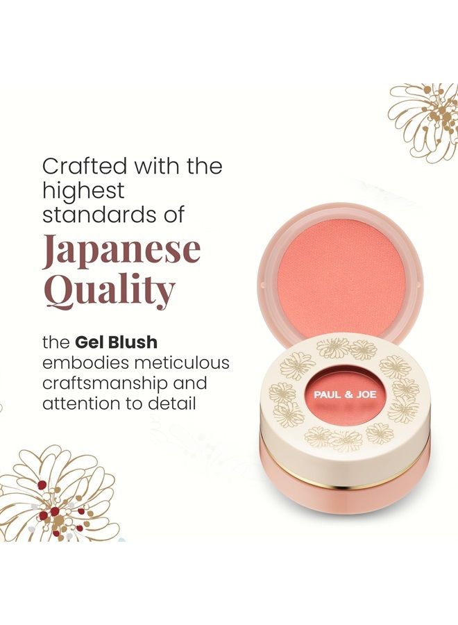 Gel Blush, Bright and Buildable Blush Makeup, Water-Based Gel Makeup Blush with Hydrating Oils for Dewy, Radiant Finish, Subtle Coral Cheek Tint, 03 Poached Peach, 0.71 oz