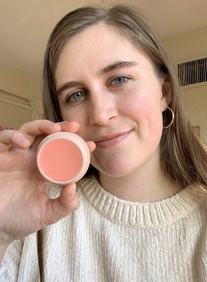 Gel Blush, Bright and Buildable Blush Makeup, Water-Based Gel Makeup Blush with Hydrating Oils for Dewy, Radiant Finish, Subtle Coral Cheek Tint, 03 Poached Peach, 0.71 oz