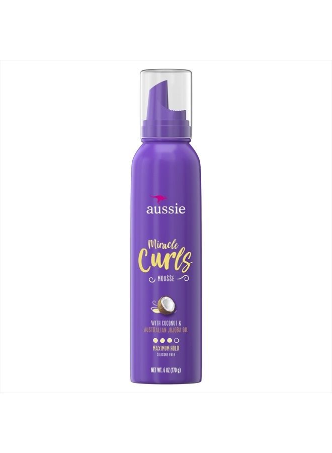 Miracle Curls Mousse 6 Ounce (Maximum Hold)