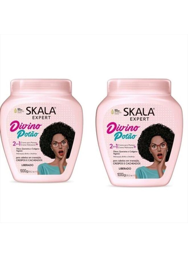 2 Pack Divino Potao Hair Cream 32 oz