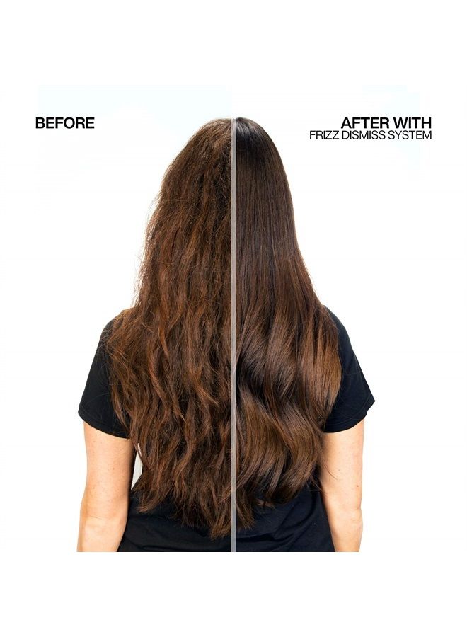 Redken Frizz Dismiss Instant Deflate Oil-In-Serum | For Frizzy Hair | Enhances Smoothness & Shine | With Babassu Oil | Sulfate Free | Packaging May Vary, 4.2 Fl Oz