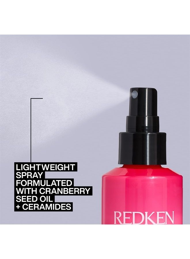 Redken Thermal Spray 11 Low Hold | Thermal Smoothing Holding Spray | For All Hair Types | Provides a Smooth, Silky & Frizz-Free Blow-Dry Finish | Mild Control | Protects Against Heat Damage | 8.5 Oz