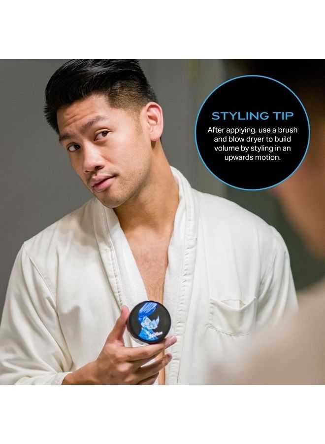 Original Meraki Men's Styling Hair Wax - Use As A Pre-styler For Volume Or Post-styler For All-day Hold - Matte Finish & High Hold - Great For All Hair Types - 2.5 oz (74 ml)