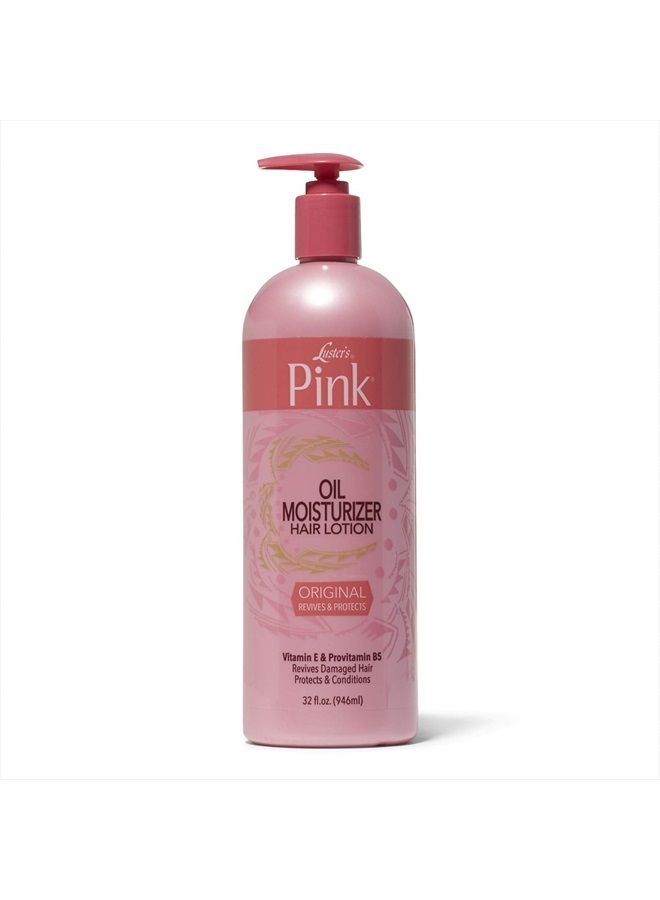 Pink Oil Moisturizer Hair Lotion, 32 Ounce (Packaging may vary)