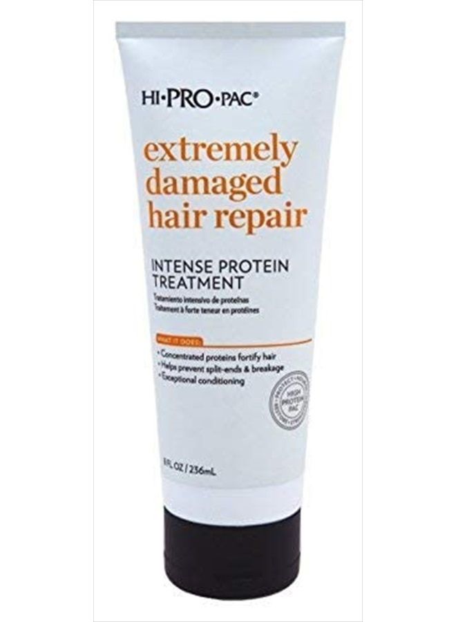 Hi Pro Pac Extremely Damaged Hair Repair Intense Protein Hair Treatment, 8 Fl Oz