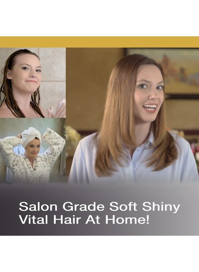 Vitamins Keratin Hair Mask Deep Conditioner - Biotin Protein with Castor Oil Repair for Dry Damaged and Color Treated Hair - Conditioning Treatment for Curly or Straight Thin Fine Hair