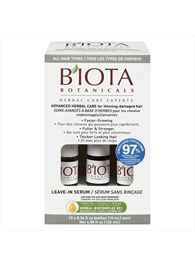 Botanicals Bioxsine Series Serum For Thinning Hair, 4.08 Fluid Ounce by Biota