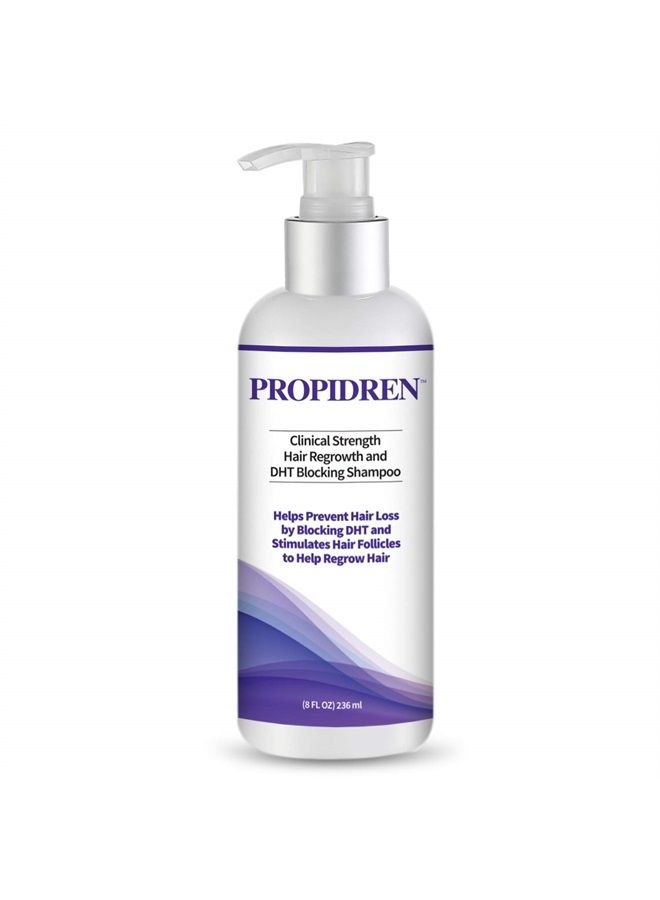 Hairgenics Propidren Hair Growth Shampoo for Thinning and Balding Hair with Biotin , Keratin, and Powerful DHT Blockers to Prevent Hair Loss, Nourish and Stimulate Hair Follicles and Help Regrow Hair.