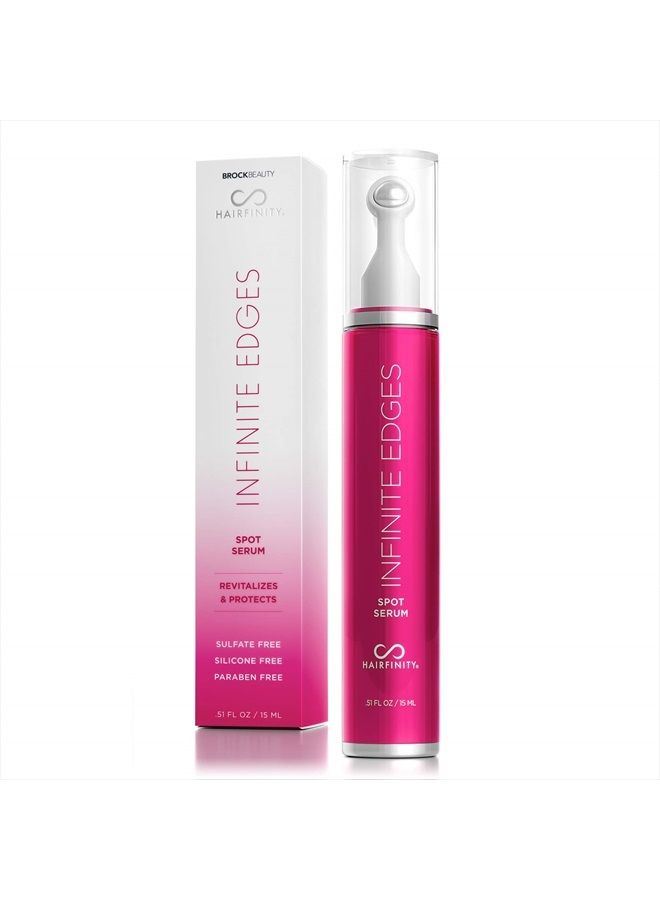 Infinite Edges Hair Serum - Hair Growth Treatment to Prevent Hair Loss and Stimulate Hair Follicles to Stop Hair Loss and Regrow Hair - Targets Causes of Alopecia - Sulfate & Silicone Free
