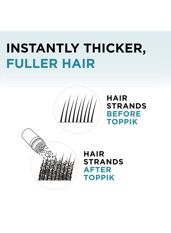 Hair Building Fibers Instant Hair Concealer for Thinning Hair, Hair Fiber for Men & Women, Texture Powder with Natural Keratin, Long-Lasting Hair Color - Black 12grams
