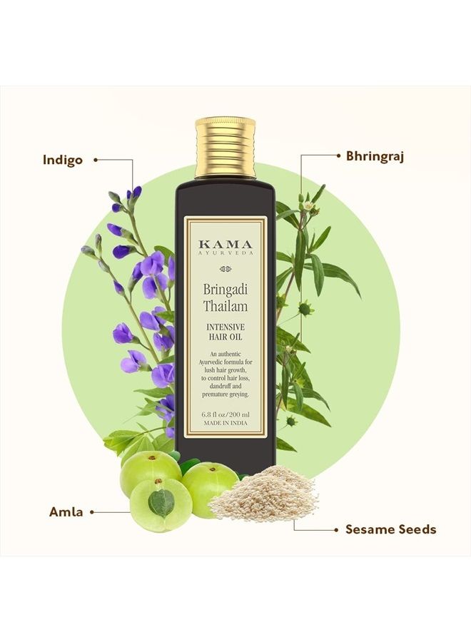 Kama Ayurveda Bringadi Tailam Oil, 200ML