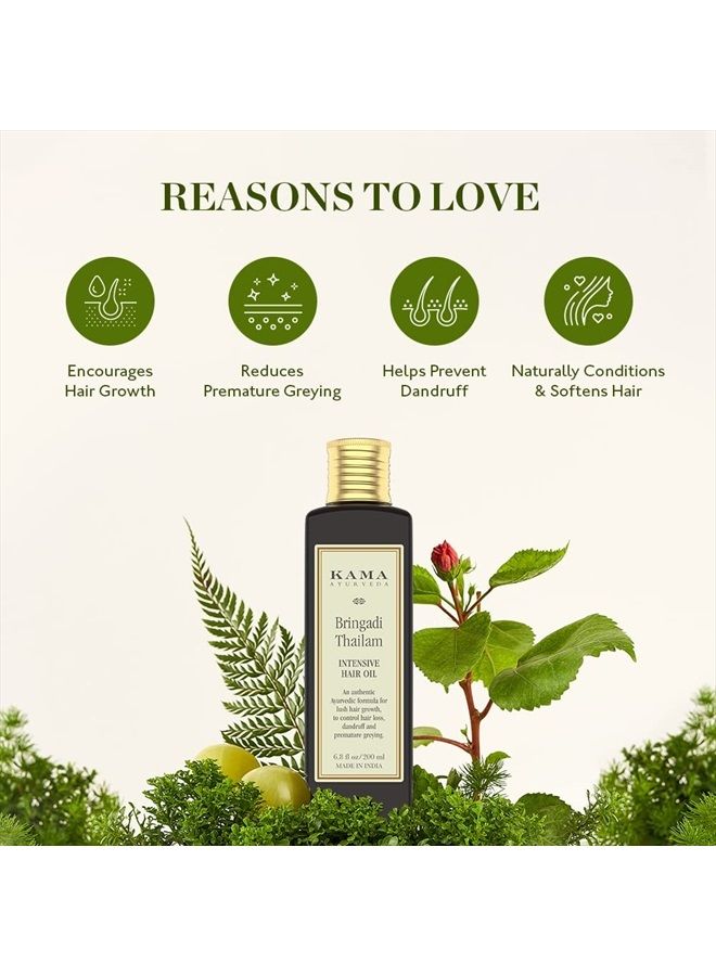 Kama Ayurveda Bringadi Tailam Oil, 200ML