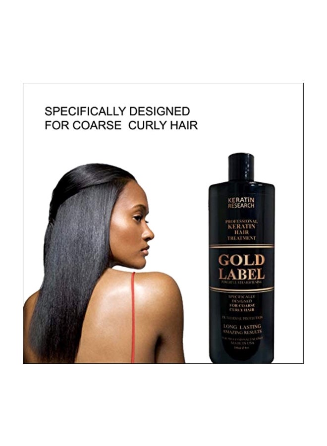 Gold Label Powerful Straightening Keratin Hair Treatment 240ml
