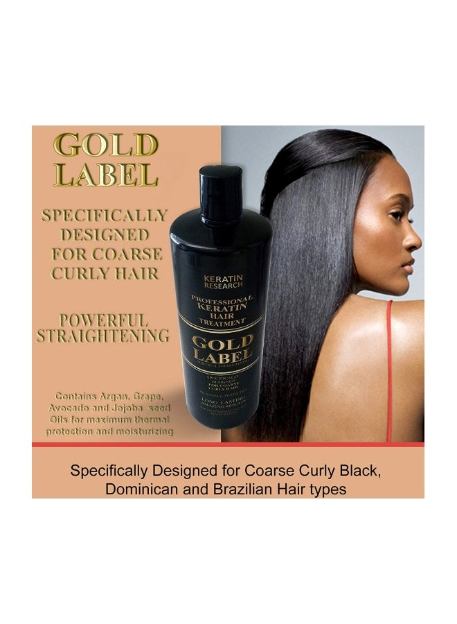 Gold Label Powerful Straightening Keratin Hair Treatment 240ml