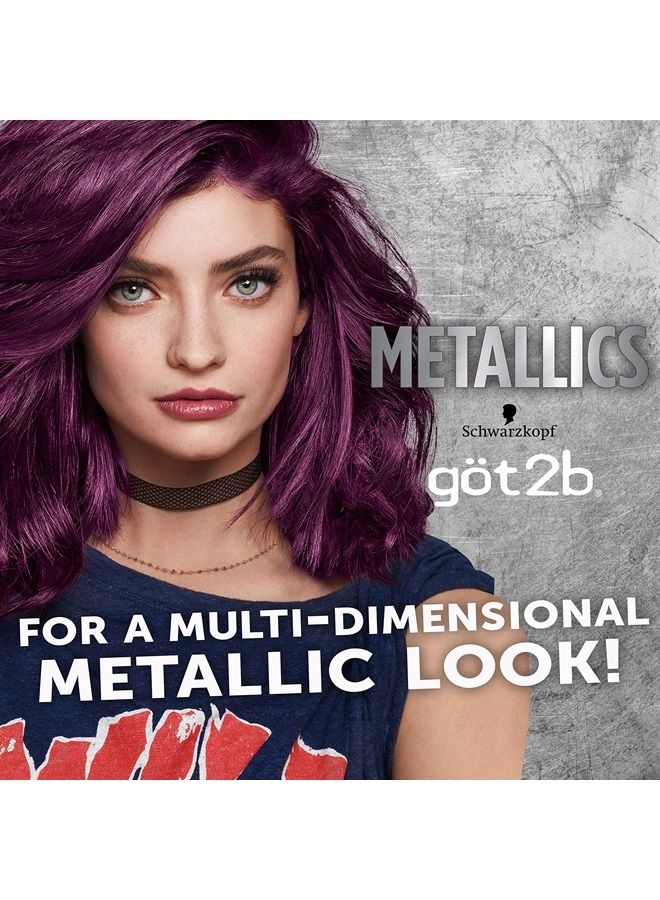 Schwarzkopf Got2b Metallics Permanent Hair Color, M69 Amethyst Chrome