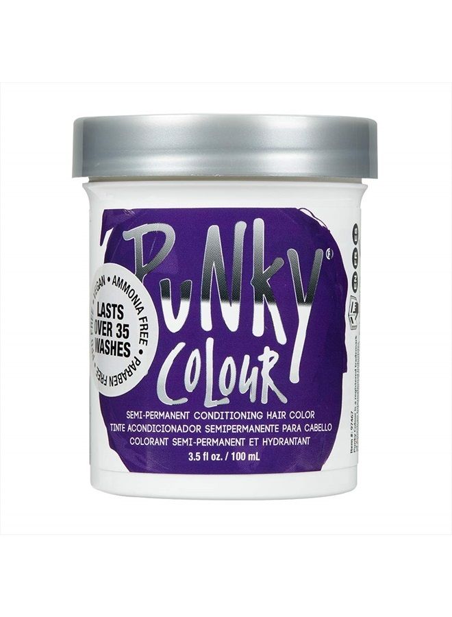 Plum Semi Permanent Conditioning Hair Color, Vegan, PPD and Paraben Free, lasts up to 35 washes, 3.5oz