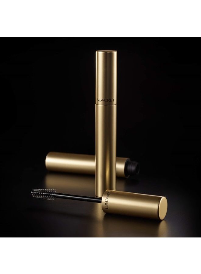 Mascara - Black Voluminous Mascara for Thick Lashes and Smudge-Free look, Cone Brush 0.28 OZ