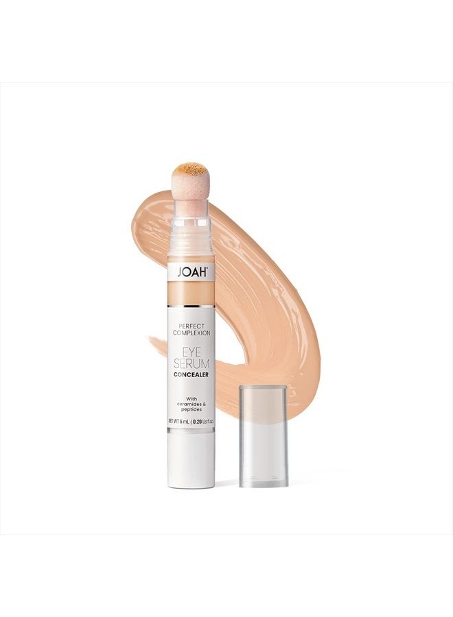 Perfect Complexion Under Eye Concealer and Serum, Korean Makeup, Hydrating Under Eye Serum Concealer Stick for Dark Circles and Puffiness, Peptide Serum with Medium Coverage