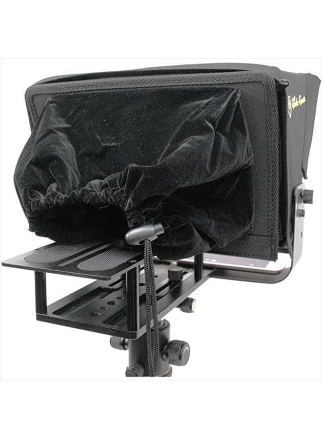 TMP100 Adjustable iPad/ Tablet/ Smartphone Teleprompter Beam Splitter 70/30 Glass w/ Carry Case No Plastic All Metal / No Assembly Required