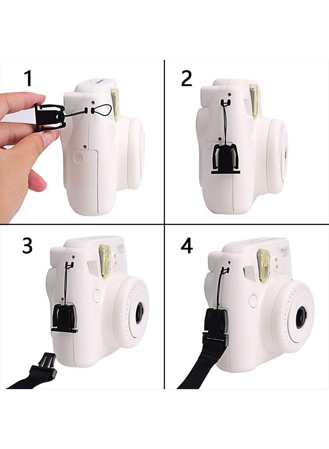 Camera Neck Strap Compatible with Mini 11 9 8 90 8+ 70 Instant Film Camera, Black