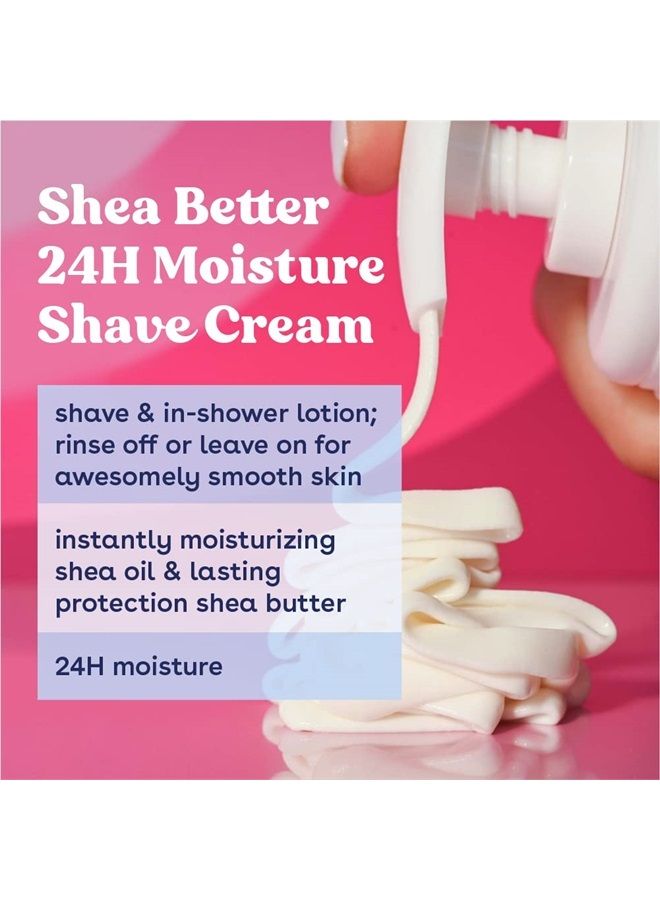 Shea Better Shaving Cream- Lavender, Women's Shave Cream, Skin Care, Doubles as an In-Shower Lotion, 24-Hour Hydration, 7 fl oz