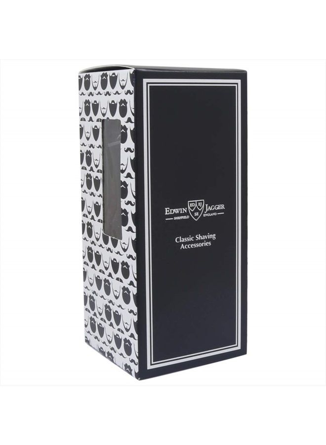 Double Edge Safety Razor, Regular Handle, Black Chrome Laser 3D Diamond