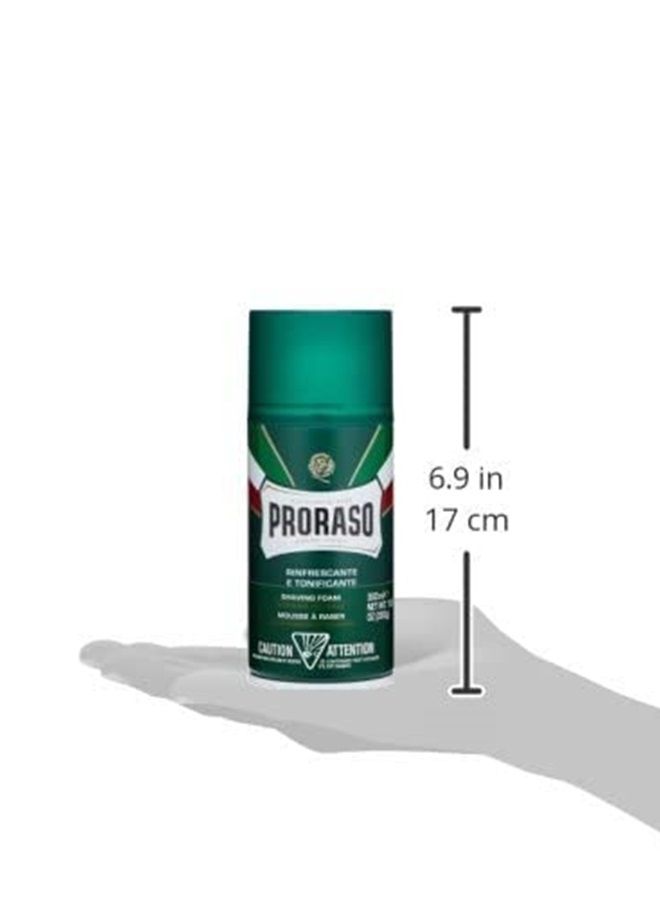 Shaving Foam, Refreshing and Toning, 10.3 Oz
