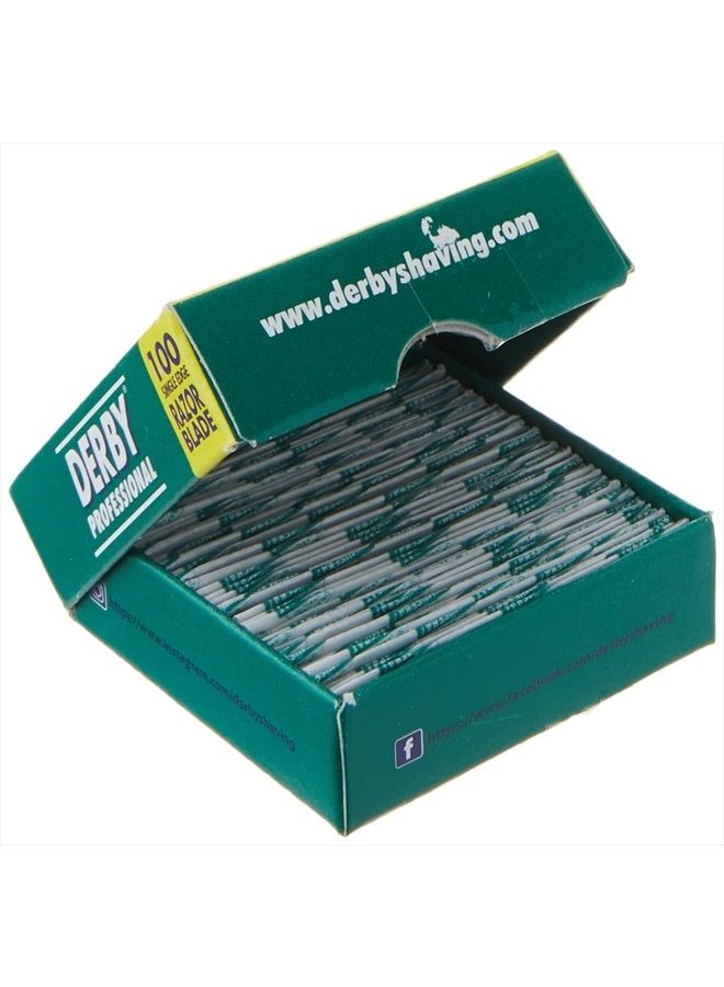 Professional Single Edge Razor Blades, 100 Count