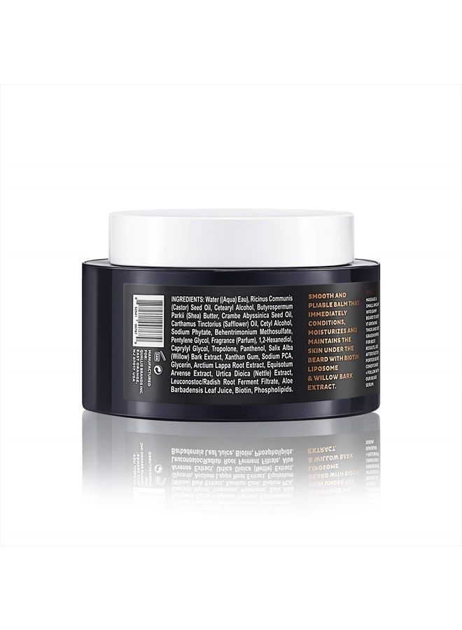 Conditioning Beard Balm for Men | Hydrates, Smooths, Adds Shine & Tames Flyaway Hair | Formulated with Non-Toxic Ingredients, Free of Parabens, Sulfates & Silicones | Vegan | 3oz Jar