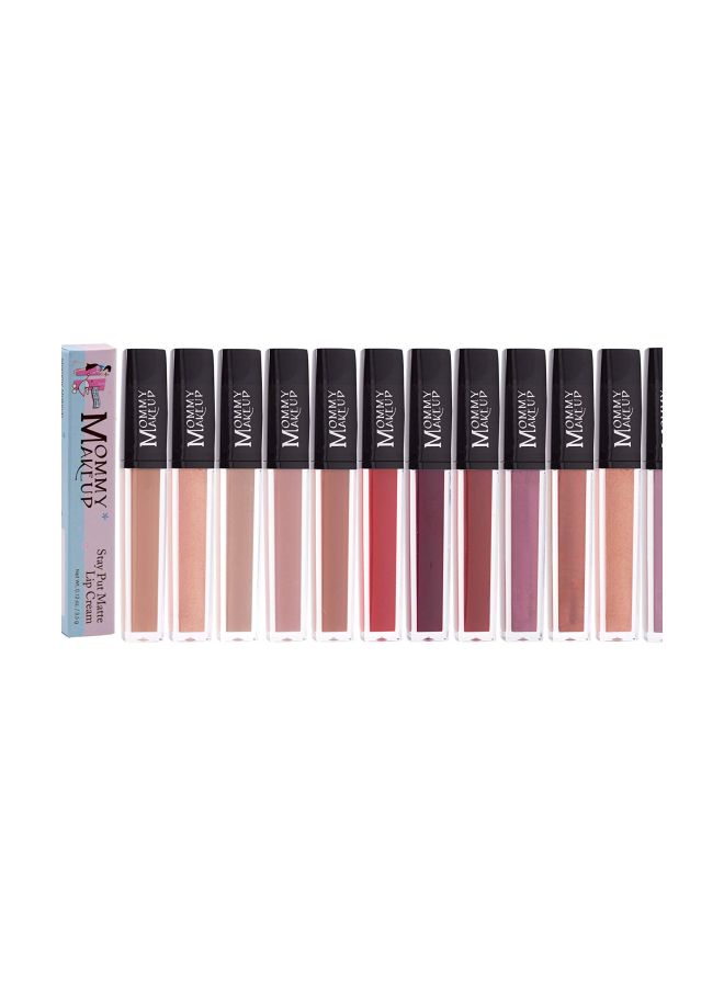 Stay Put Matte Lip Cream Angelica - A Light Shimmery Rose Gold