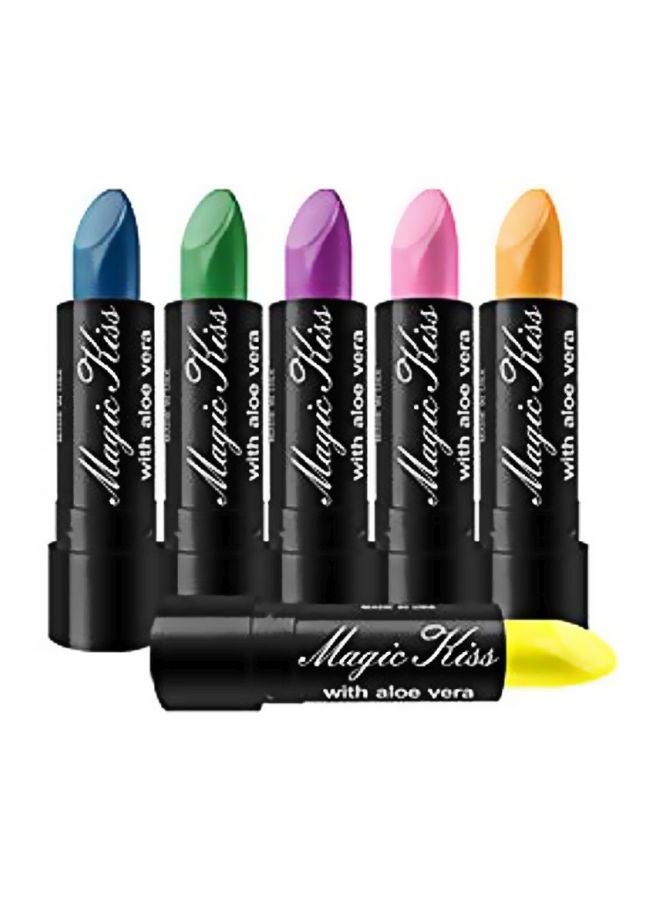 6-Piece Color Changing Lipstick Pink/Green/Blue
