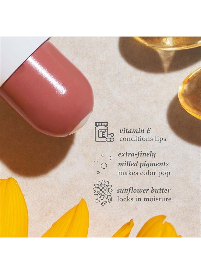 It's Balm: Tinted Lip Balm + Buildable Lip Color - Brandy Wine - Natural Gloss Finish - Hydrating Vitamin E Core - Vegan