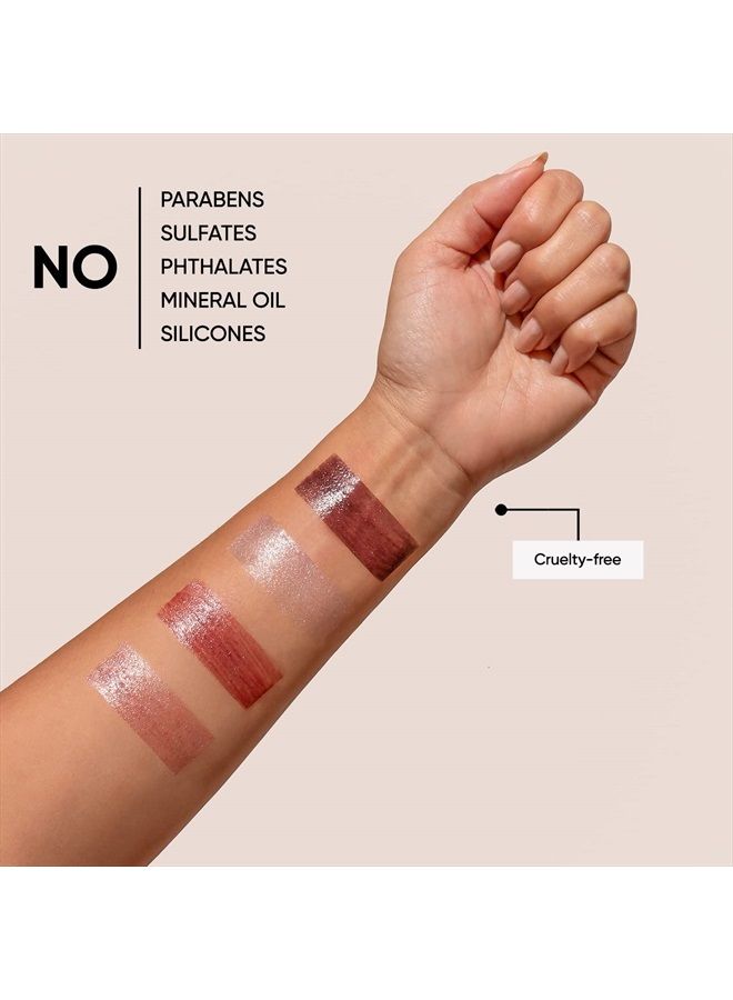 Tinted Lip Balms for Lips to Moisturize, Soften & Add A Wash of Color, Four Assorted Shades, 4pk.