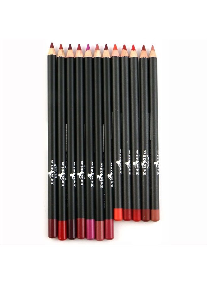 12pc Italia Deluxe Ultra Fine Lip Liner set of 12 color