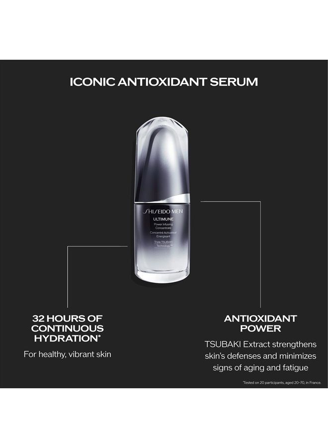Men Ultimune Power Infusing Concentrate - 30 mL - Strengthens Skin & Helps with Damage Recovery - 32-Hour Hydration