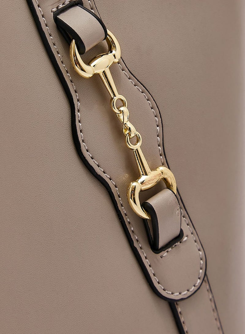 Horsebit Detail Tote Bag