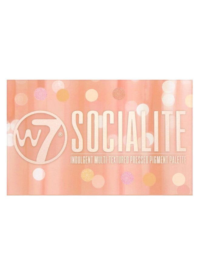 18-Shade Indulgent Multi-Textured Pressed Pigment Eyeshadow Palette Multicolour