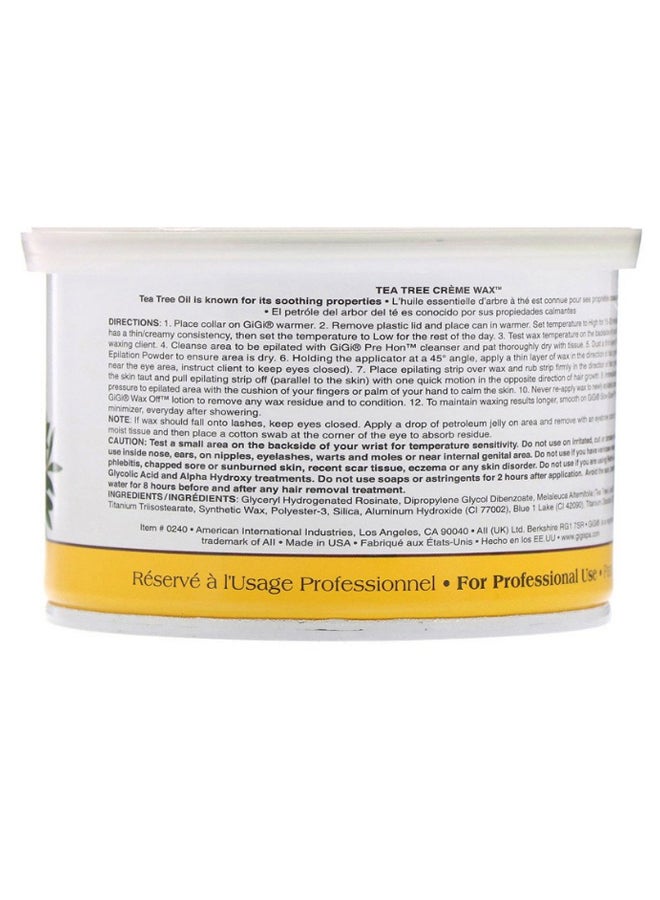 Tea Tree Creme Wax 396grams