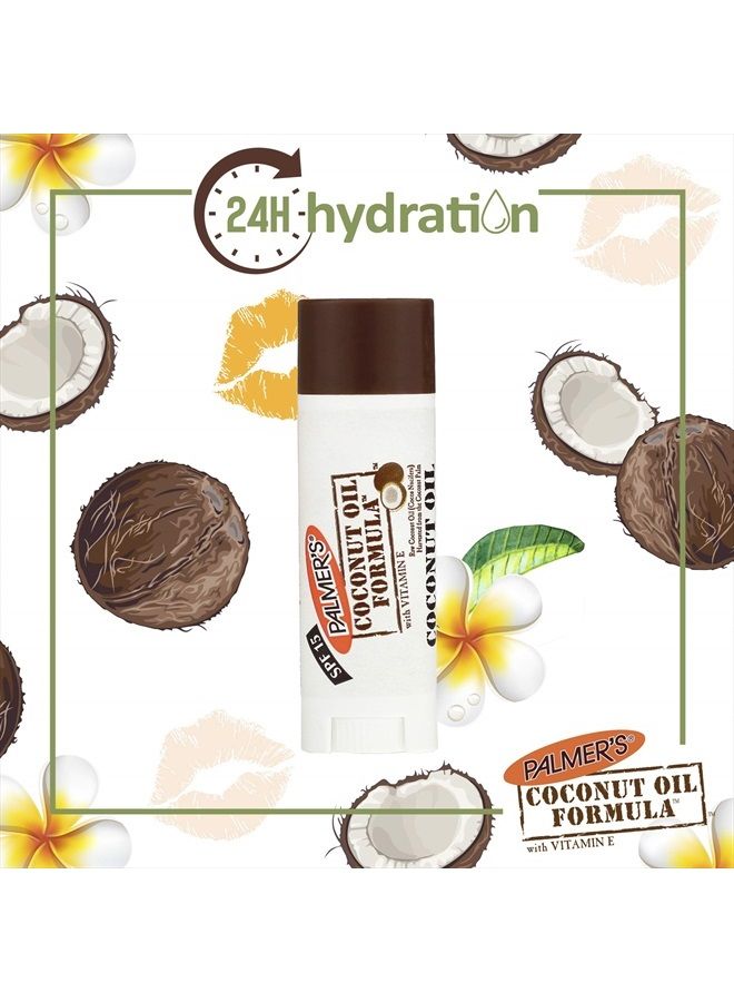 Coconut Oil Formula Lip Balm with SPF 15, 0.15 Ounce