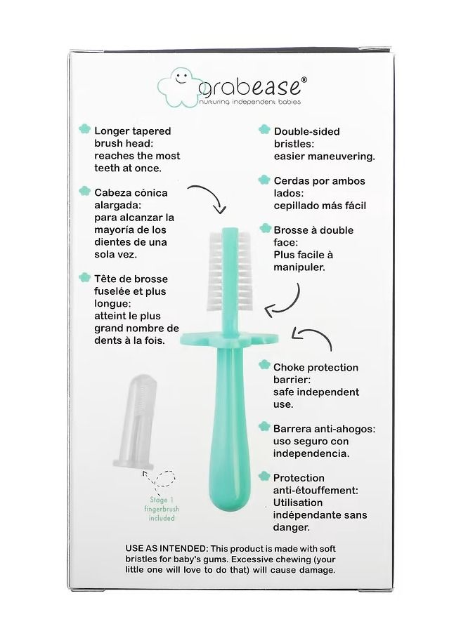 Double Sided Toothbrush and Finger Brush
