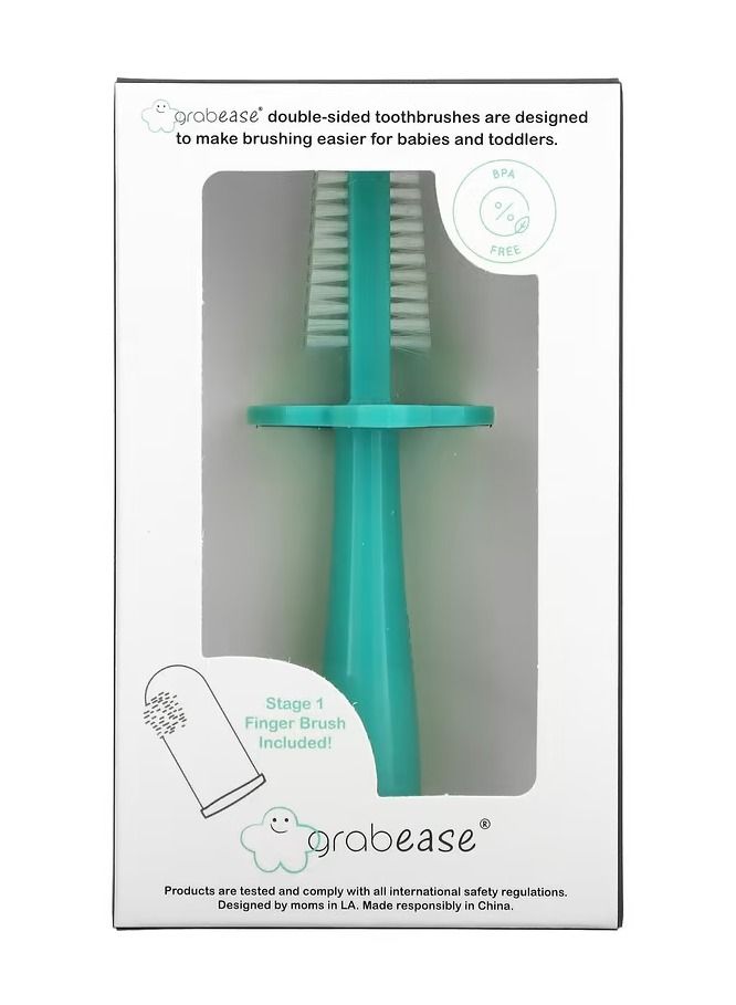Double Sided Toothbrush and Finger Brush