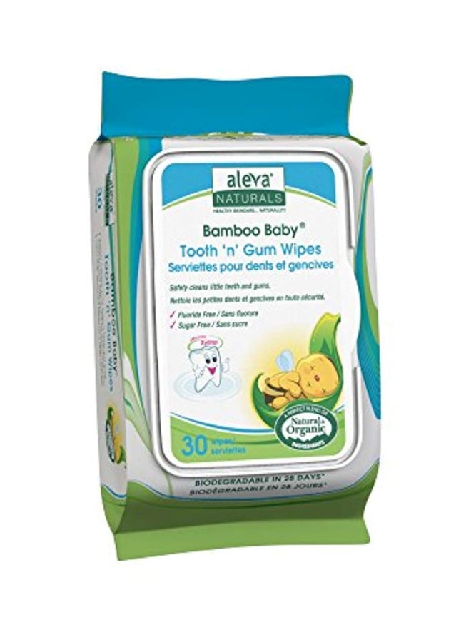 Pack Of 6 Tooth N Gum Wipes - 30 Counts