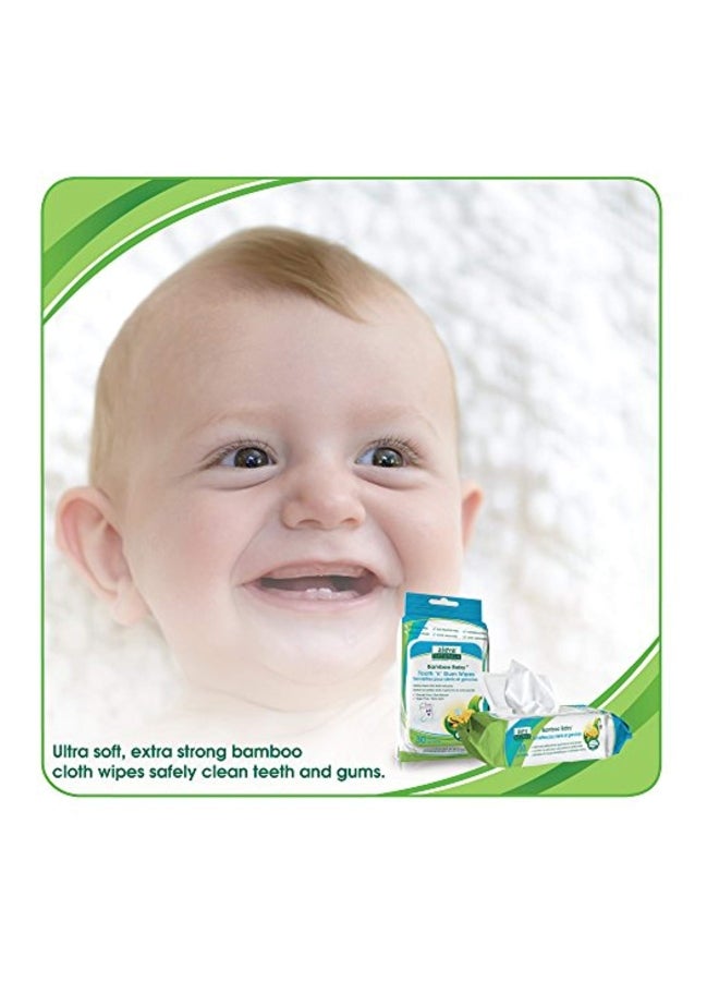 Pack Of 6 Tooth N Gum Wipes - 30 Counts
