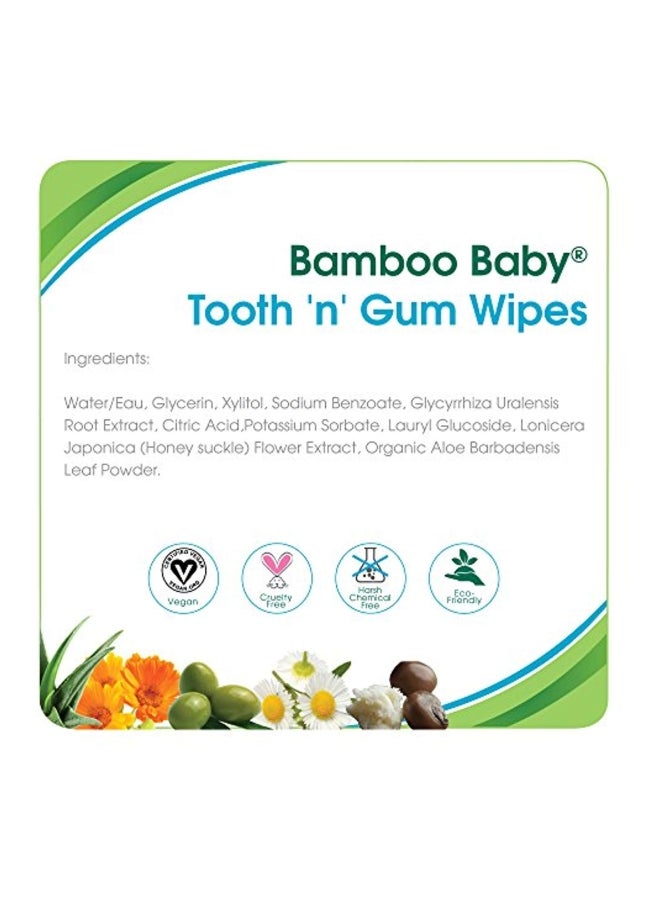 Pack Of 6 Tooth N Gum Wipes - 30 Counts