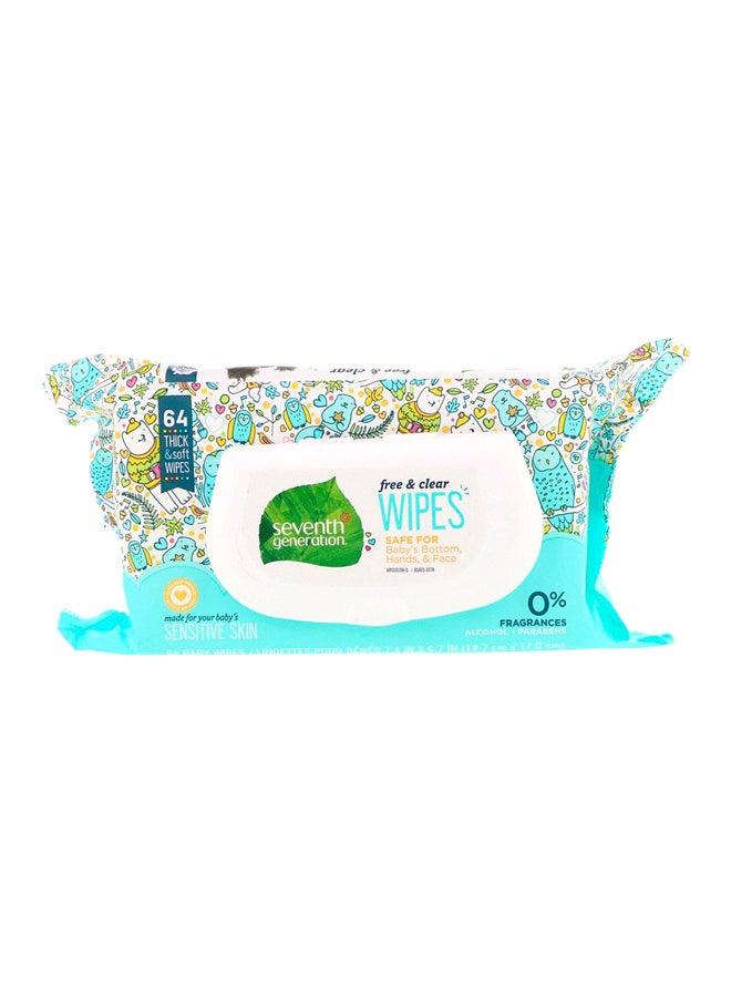 256-Piece Free And Clear Baby Wipes Set