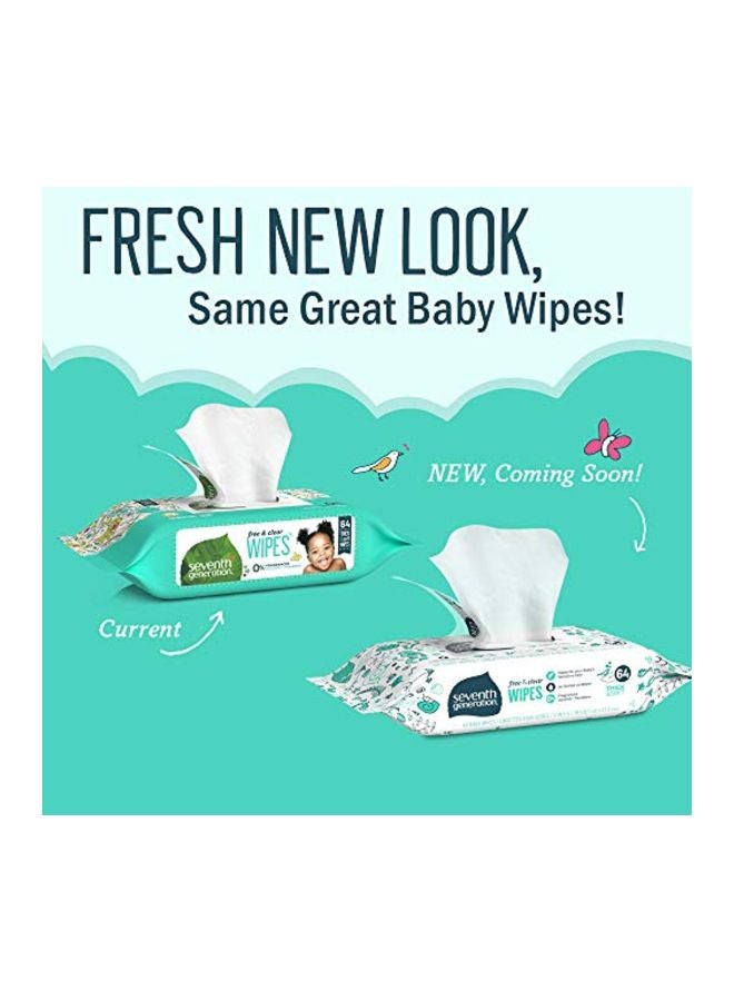 256-Piece Free And Clear Baby Wipes Set