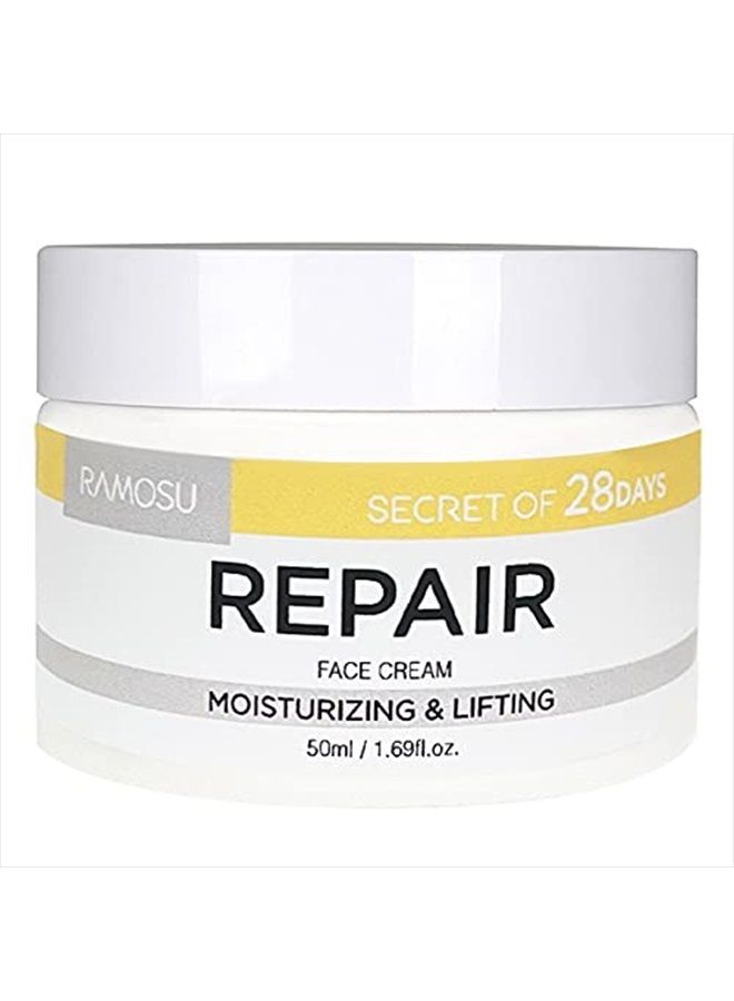 ] 28 ​Days Repair Face Cream | Moisturizing and lifting 1.69 fl oz